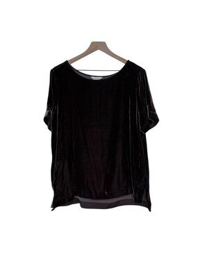 Sundance XL Velvet Forever Silk Blend Top Boho Peasant Festival Luxurious